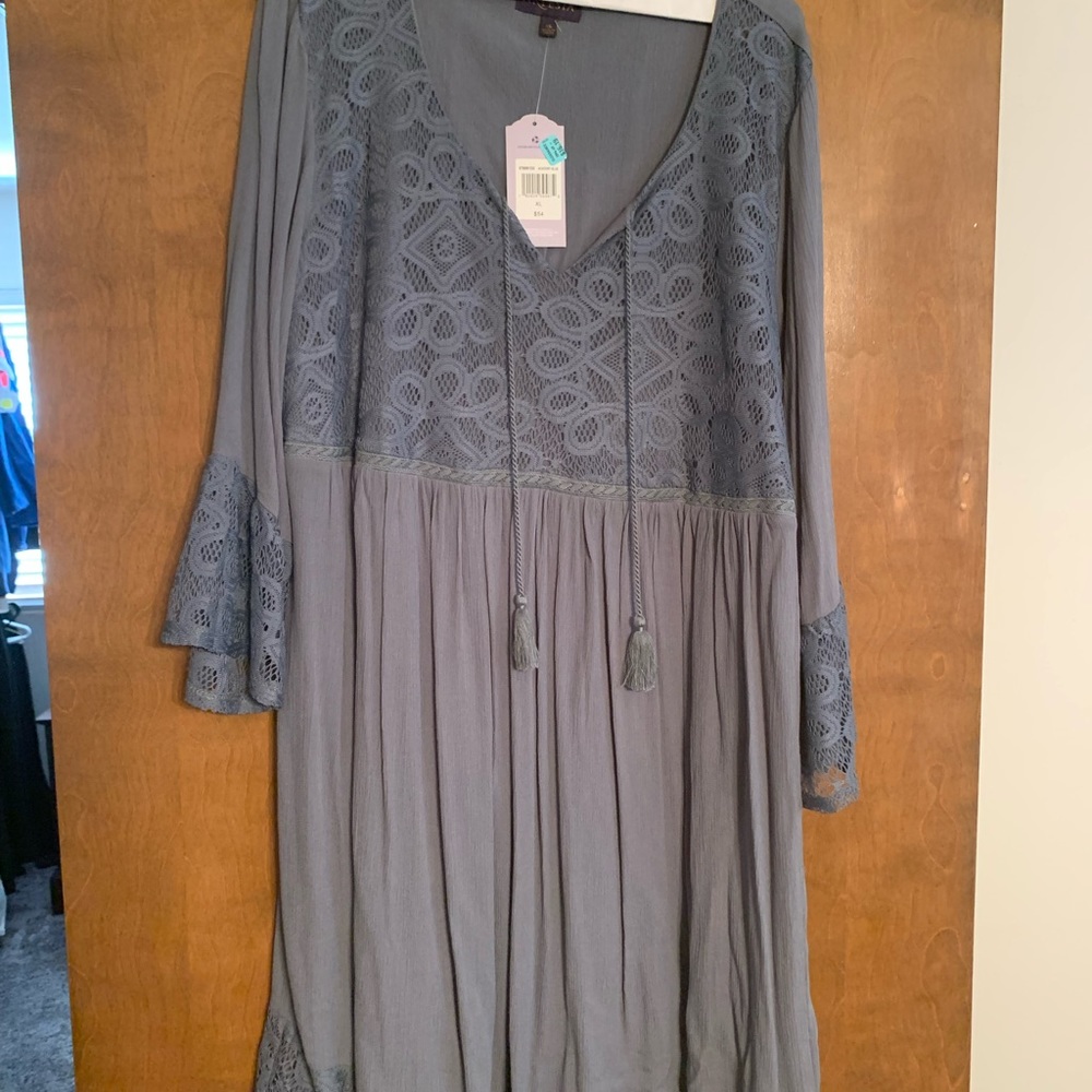 Blue dress with tags. Xl